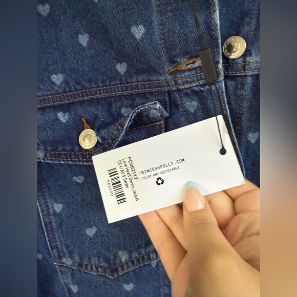 Love Heart Denim Jacket - Picture 10 of 12